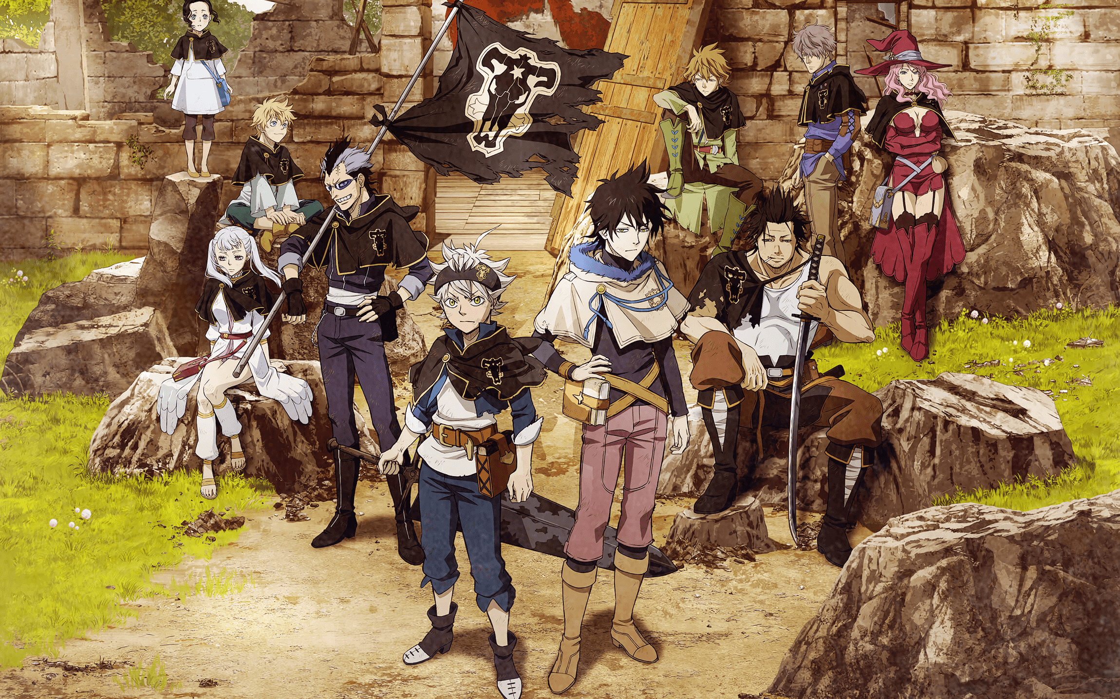 Guanti Da Boxe Black Clover Serie Anime, Modello Gancio E Anello, 14 Once, Nero/Oro, Unisex - Foto 3
