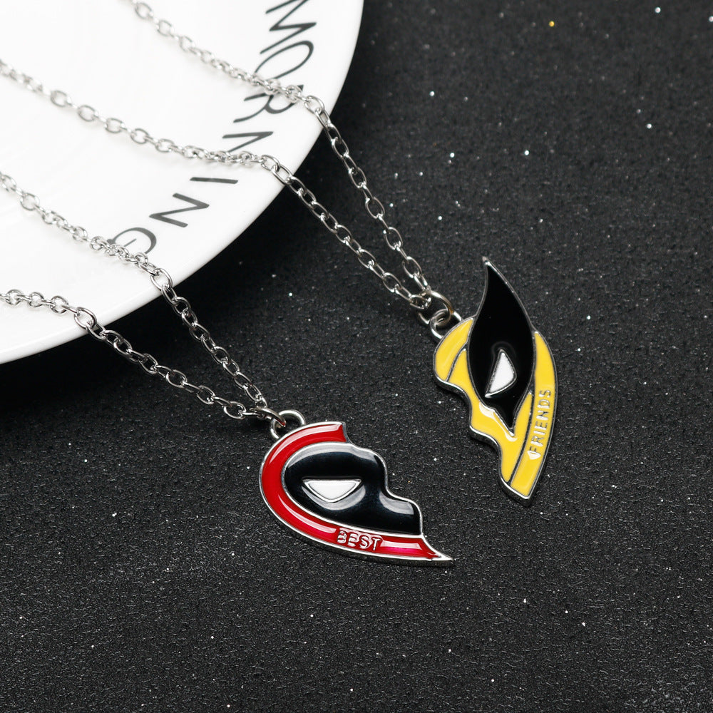 Collana - Marvel Deadpool e Wolverine migliori amici