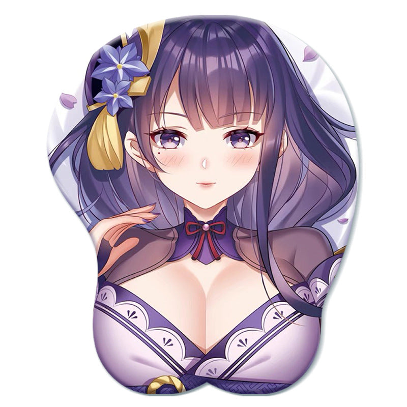 Tappetino per mouse 3D - Genshin Impact Raiden Shogun 255x215mm