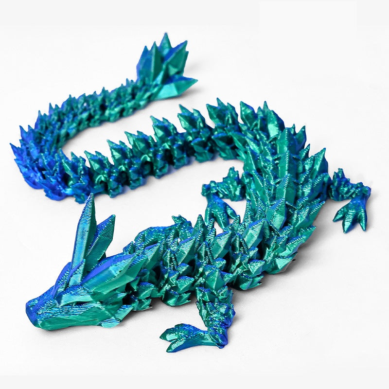 Stampato in 3D - Drago di Cristallo