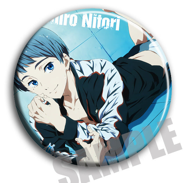 Distintivo - Gratuito! Club di nuoto maschile 58mm