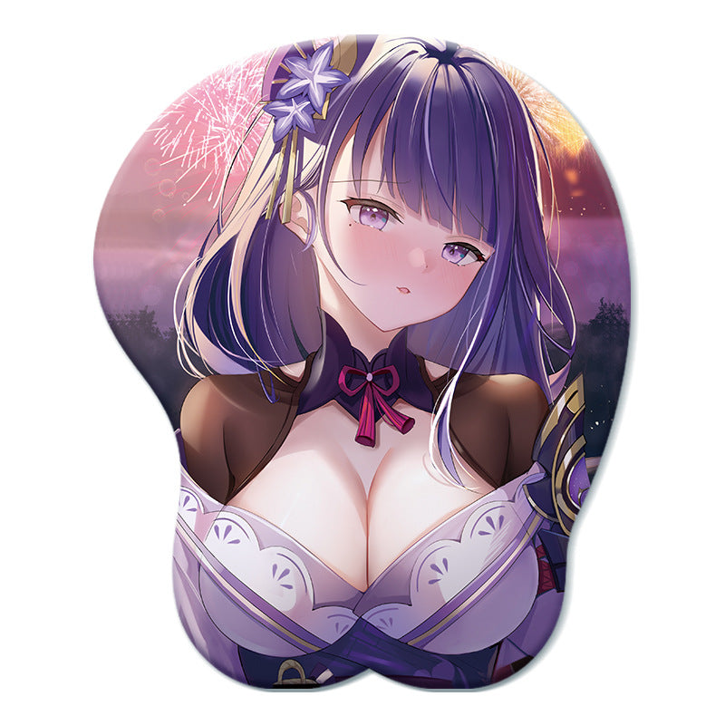Tappetino per mouse 3D - Genshin Impact Raiden Shogun 255x215mm
