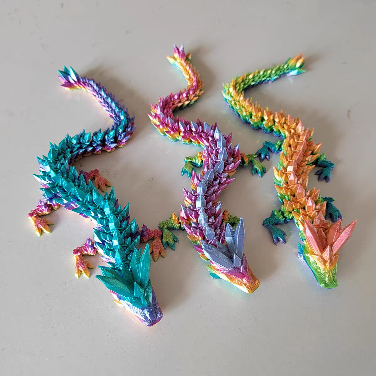 Stampato in 3D - Drago di Cristallo 