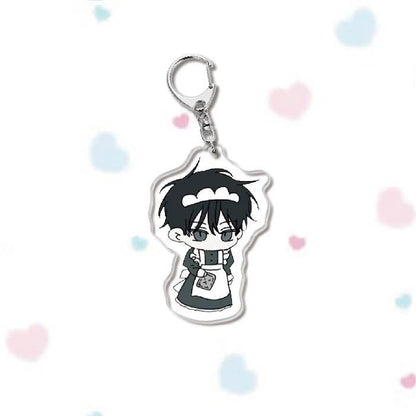 Keychain - Night by the Sea (Yaoi) 60mm