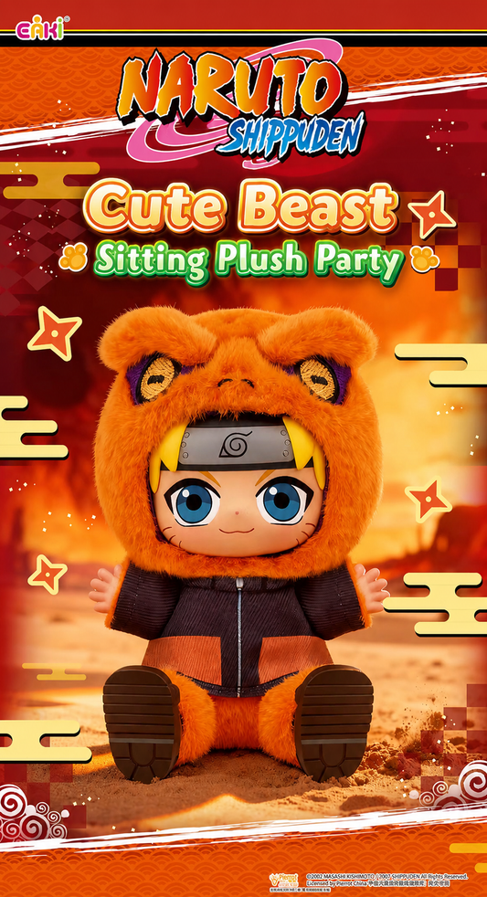 Naruto Shippuden Cute Beast Sitting Plush Blind Box – Official Licensed | EAKI