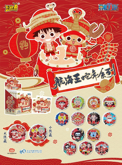 One Piece Year of the Snake Series Badge Blind Box – Official Licensed | KAYOU