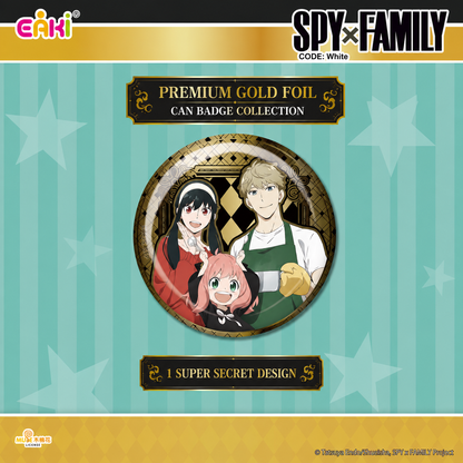 SPY×FAMILY Premium Gold Foil Can Badge Blind Box – Official Licensed | EAKI