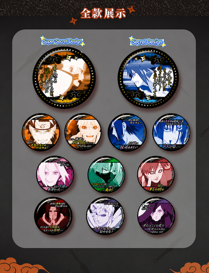 Naruto Shippuden Color Variant Badge Series Vol. 2 Blind Pack – Official Licensed | EAKI