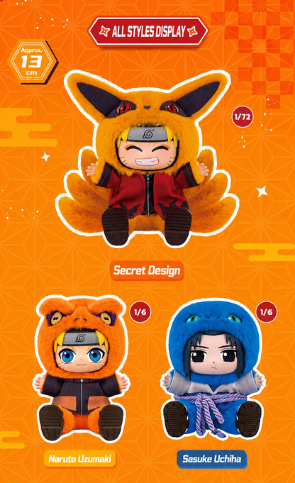 Naruto Shippuden Cute Beast Sitting Plush Blind Box – Official Licensed | EAKI