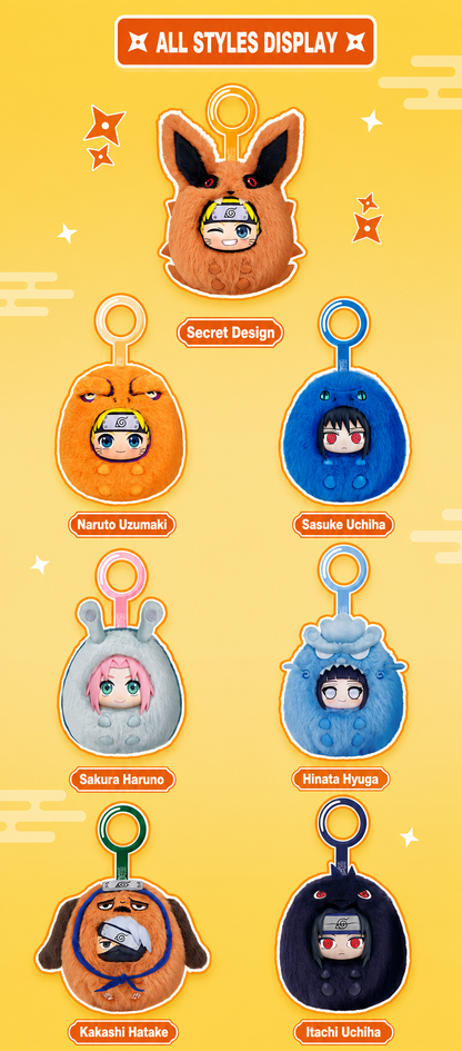Naruto Cute Plush Keychain Blind Box – Official Licensed | EAKI