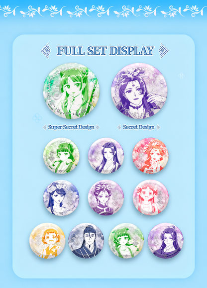 The Apothecary Diaries Yuxue Series Badge Blind Bag – Official Licensed | EAKI