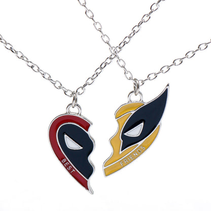 Necklace - Marvel Deadpool & Wolverine Best Friends