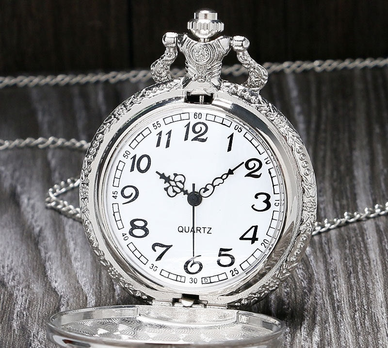 Pocket Watch - Vintage Train Locomotive 47mm