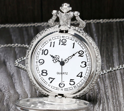 Pocket Watch - Vintage Train Locomotive 47mm