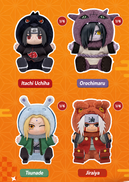 Naruto Shippuden Cute Beast Sitting Plush Blind Box – Official Licensed | EAKI
