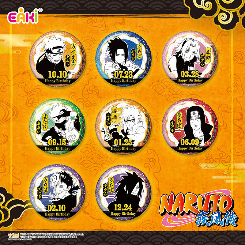 Naruto Shippuden Birthday Badge Blind Pack – Official Licensed | EAKI