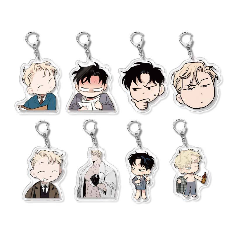 Keychain - Roses and Champagne 60mm