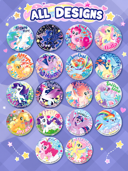 My Little Pony Eternal Fantasy New World Badge Blind Box – Official Licensed | KAYOU