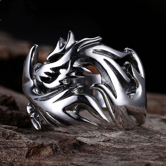 Ring - Flaming Dragon Size Adjustable