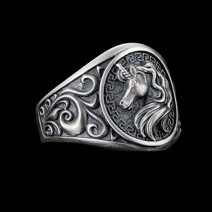 Anello - Vintage Unicorn Misura Regolabile 