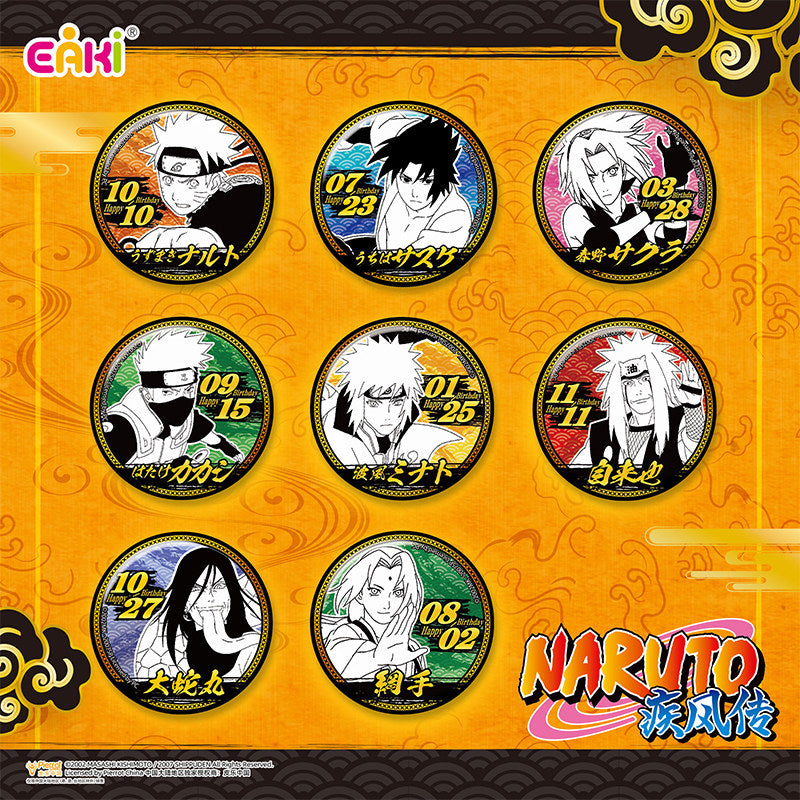 Naruto Shippuden Birthday Badge Blind Pack – Official Licensed | EAKI