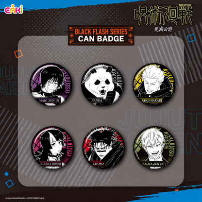 Jujutsu Kaisen Black Flash Series Can Badge Blind Bag – Official Licensed | EAKI