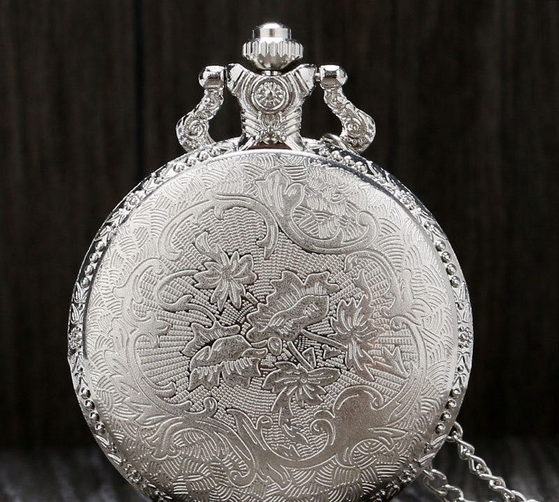 Pocket Watch - Vintage Train Locomotive 47mm