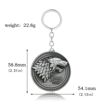 Keychain - Game of Thrones Stark Winter is Coming