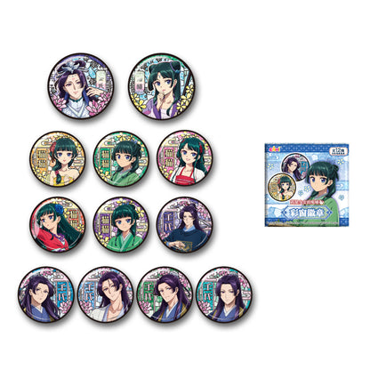 The Apothecary Diaries Stained Glass Series Badge Blind Box – Official Licensed | EAKI