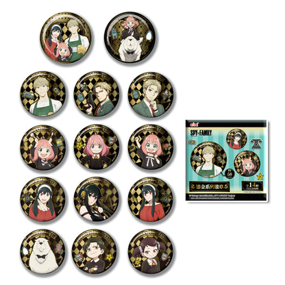 SPY×FAMILY Premium Gold Foil Can Badge Blind Box – Official Licensed | EAKI