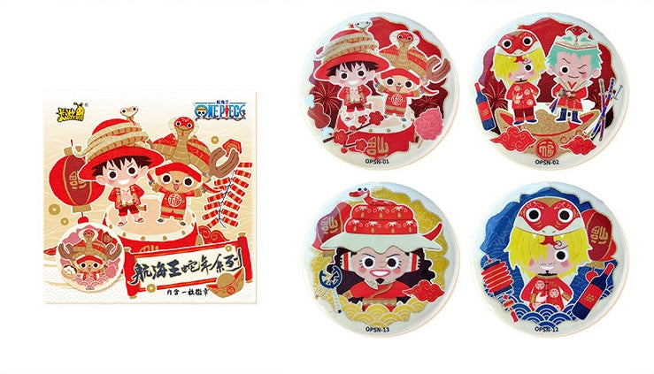 One Piece Year of the Snake Series Badge Blind Box – Official Licensed | KAYOU