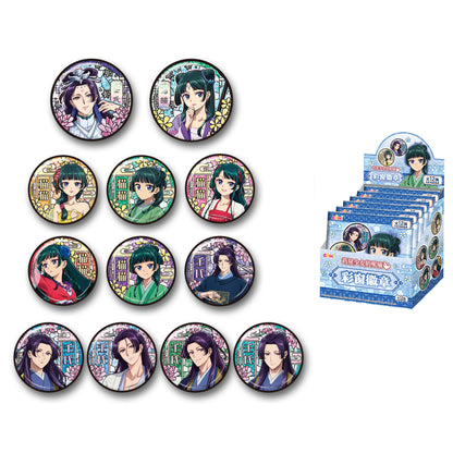 The Apothecary Diaries Stained Glass Series Badge Blind Box – Official Licensed | EAKI