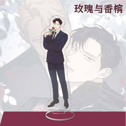 Standee - Roses and Champagne 160mm