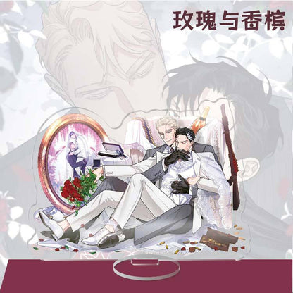 Standee - Roses and Champagne 160mm