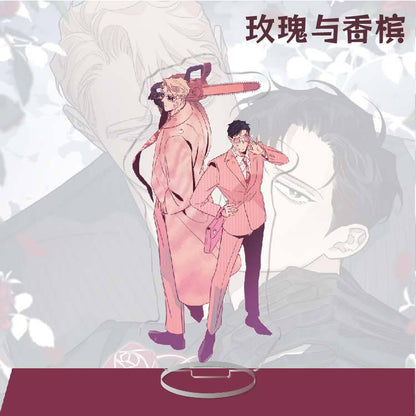 Standee - Roses and Champagne 160mm