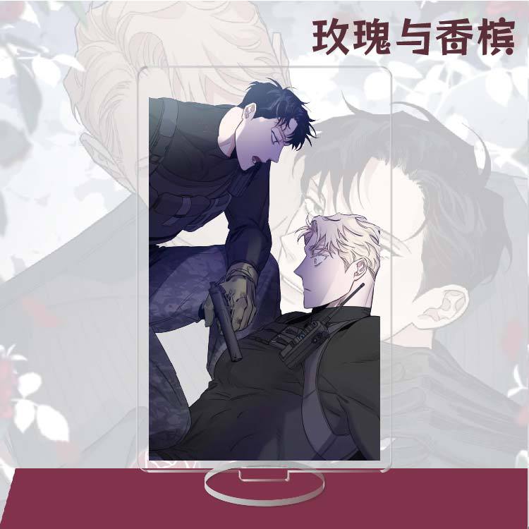 Standee - Roses and Champagne 160mm