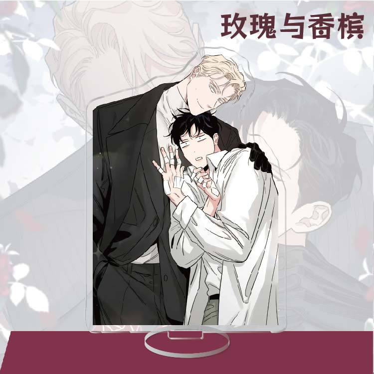 Standee - Roses and Champagne 160mm