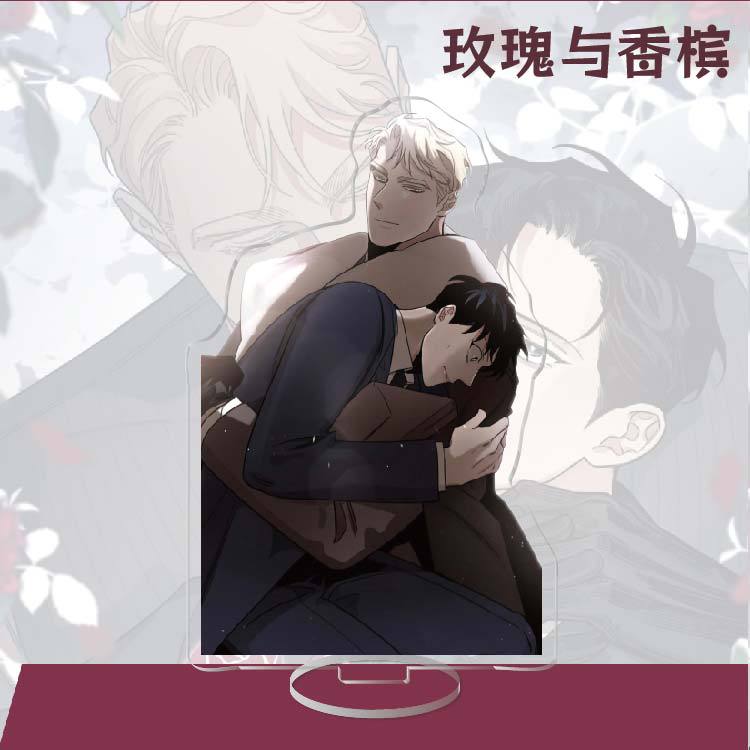 Standee - Roses and Champagne 160mm