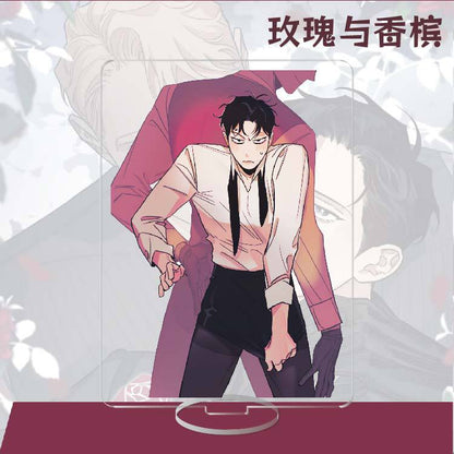 Standee - Roses and Champagne 160mm